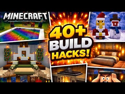 Top 40+ INSANE Minecraft Build Hacks! 🔥