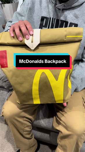 McDonald’s funny Backpack 😅 #tiktokshop #mcdonalds #etatunolatiene #funny #backpack