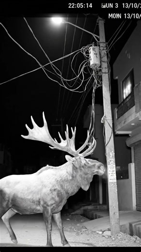 Funny Prehistoric Animation | Megaloceros vs. Tangled Wires #shorts