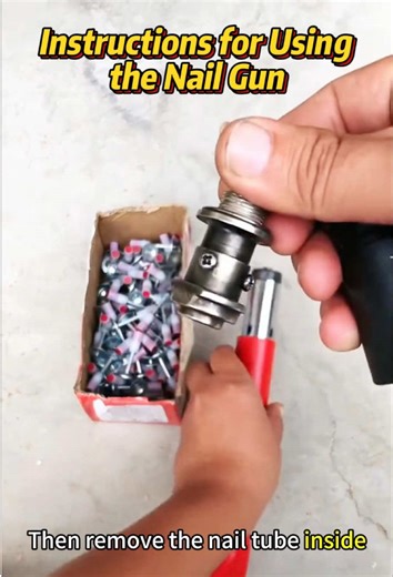 How to use a nail gun? Come and have a look! ! !#nailgun #nail #powerful #instructions #explain