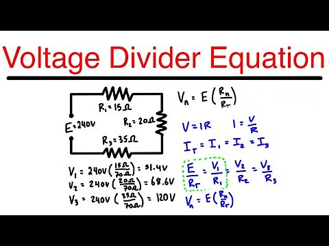 Voltage Divider Equation Shortcut