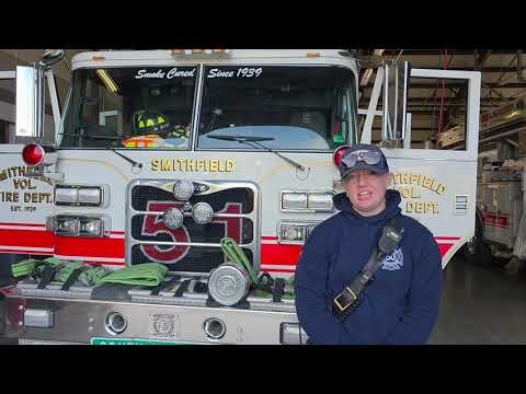 Smithfield Volunteer Fire Department FF Emy Yoder