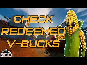 How to Check All Redeemed V Buck Cards in Fortnite | Fortnite Tutorial (2025)