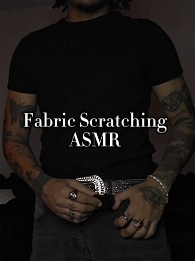 Fabric Scratching ASMR #karlasmr #asmr #fashion #asmrtiktoks #goth | asmr