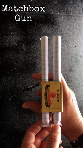 DIY Matchbox Gun Toy: How to Make a Paper Gun from Matches Box