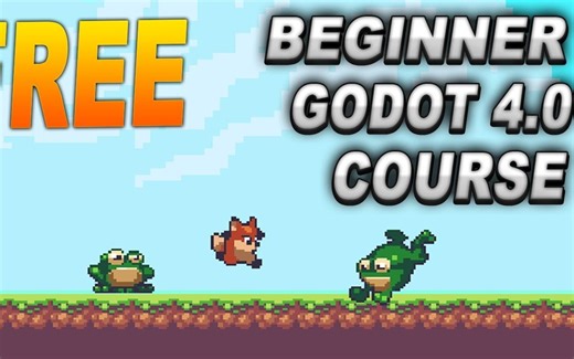 Godot 4.0免费速成课程！构建您自己的平台游戏！