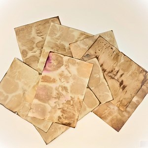 Ironed Tea Dyed Papers | 10pcs A5 | Tea-stained, Hand-dyed, Sepia-toned Craft Papers for Crafting, Scrapbooking, Journals and More - Etsy Canada