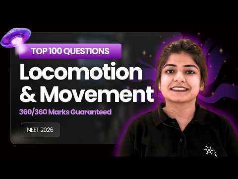 Locomotion & Movement | Most Expected Question | Class 12 | NEET Biology
