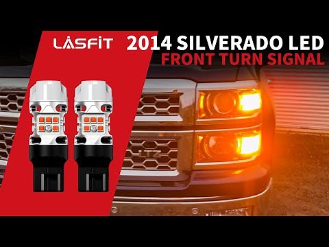 2014 Chevrolet Silverado Front Turn Signal Install & Review | Lasfit LED Bulb