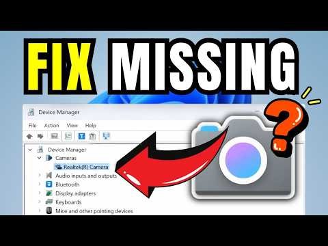 How To Fix Camera Driver Missing In Windows 11 (2026)