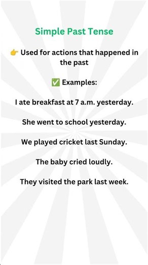 Simple Tenses with definition and examples|| #english #englishgrammar #tenses #englishlearning