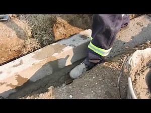 Concrete Block Wall: Building Around Pillars - Maintaining Proper Spacing