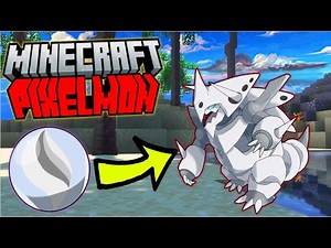 Evolving Mega Aggron in Minecraft Pixelmon