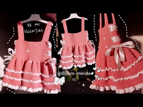 Crochet babydoll top tutorial" crochet babydoll top beginner friendly