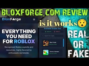 BLOX FORGE ROBLOX REVIEW | bloxforge.com Roblox legit or scam | bloxforge real or fake review
