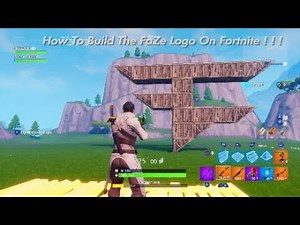 How To Build The FaZe Logo On Fortnite - Fortnite Battle Royale - Miklo7600 #FaZe #FaZeUp #FaZeClan