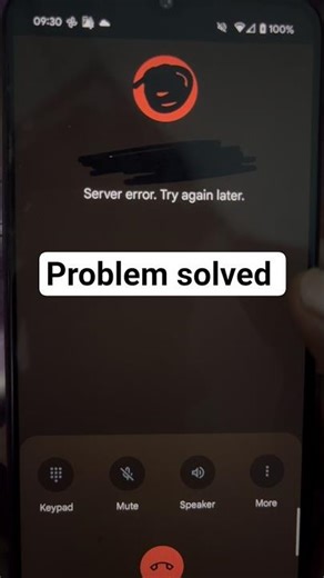 Server error try again later problem | How to fix server error try again later phone call problem