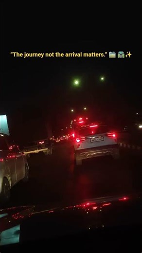 journey not the arrival matters.” — 🚞✨Late-night drives on the Mumbai–Pune highway 🌃 #pune