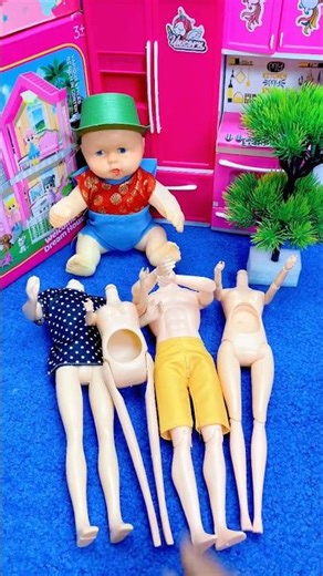 Satisfying with Unboxing Barbie Princess slide set toy #shorts