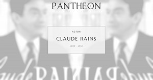 Claude Rains Biography | Pantheon