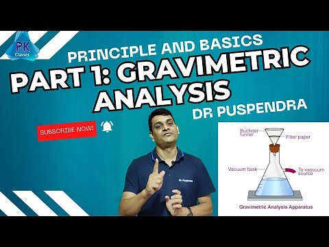 Part 1: Gravimetric Analysis - Principle and Basics