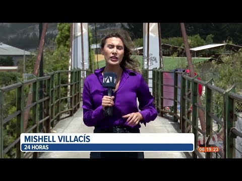 Puentes peatonales permanecen en mal estado en el norte de Quito