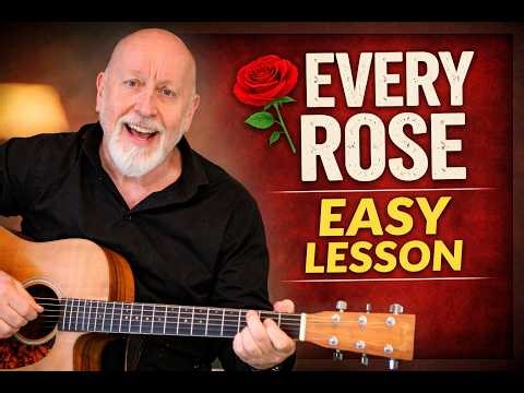 Every Rose has it's Thorn – Easy Guitar Lesson for Beginners