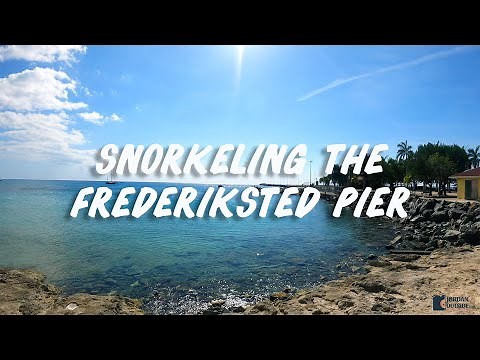 Snorkeling at the Frederiksted Pier in St. Croix (US Virgin Islands)