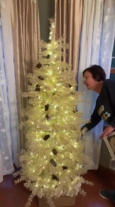 Showing the Amazon copper wire firecracker fairy lights on my bedroom tree. I am posting the link for the lights in the comments.🥰🥰 | The Crafty Decorator