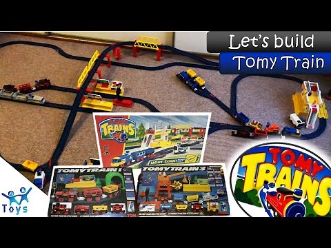 Tomy Train Vintage 1980's sets (TomyTrain 1 & 3, Your Town) Combined Layout