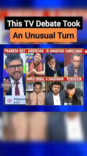 This political debate turned into a MEME! #shehzadpoonawalla #saravananannadurai #dmk