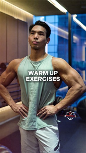 Abra Sumendap on Instagram: "Warm up itu sangat penting untuk mencegah injury, menaikan heart rate, dan kesiapan mental sehingga kalian bisa latihan lebih maksimal. 3 warm up exercises ini bagus banget untuk lakuin sebelum latihan chest & shoulder: • Dumbbell Upright External Rotation • Cable External Rotation • Cable Internal Rotation 1 minute each exercise. 2 rounds. #fitness #tips"