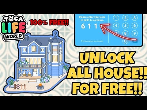 UNLOCK ALL HOUSE FOR FREE!! Toca Life World || Toca Boca Free Code