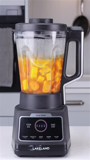 Lakeland Digital Soup Maker 🍲 ✔️ Transform raw veg into hot soup in half an hour. ✔️ Blend, cook, and serve from one generously-sized 1.5 litre jug. ✔️ Keep warm function. ✔️ Dedicated juice button for fresh smoothies. What’s better than a large bowl of steaming hot, freshly made soup? Knowing what’s gone into making it. And when you’re trying to avoid ultra-processed food, but also cooking for a busy family, our Digital Soup Maker makes it so easy to keep everyone happy. Blending, cooking, and
