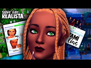Você PRECISA desse SAVE REALISTA e cheio de SIMS NOVOS no The Sims 4 ✨💙 | Save Review