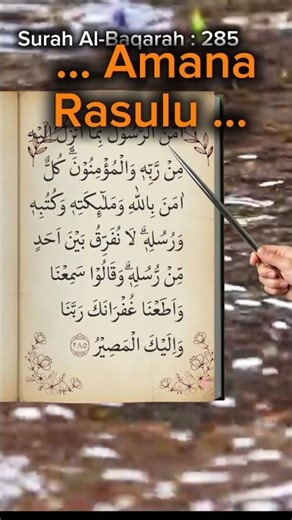 Beautiful Recitation | Amana Rasulu | Surah Al-Baqarah : 285 | Egzon Ibrahimi #quranrecitation