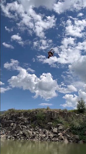 QUINTUPLE BACKFLIP OFF ROPESWING!!! #havegnar