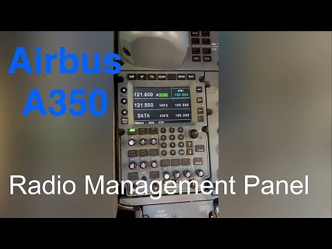 Airbus A350 Radio Management Panel