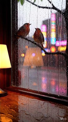 ASMR HUJAN&SUARA KICAUAN BURUNG