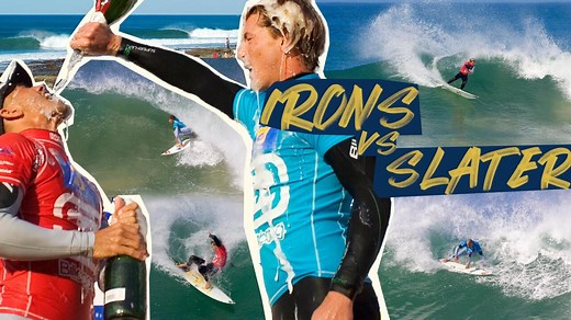 BATTLE FOR THE AGES: Andy Irons vs Kelly Slater at J-Bay 2005