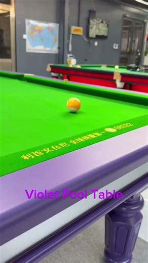 Doesn't the new purple pool table look better than the regular ones?
