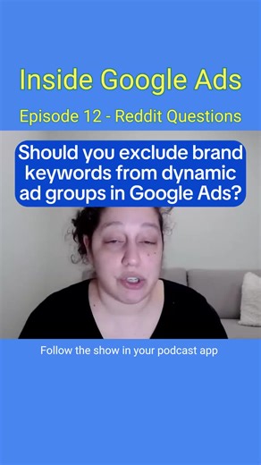 Debating whether to exclude Brand terms from your Dynamic Search Ad (DSA) group? Here's my take: Exclude Brand if you have a separate Brand campaign already. DSAs should be for new traffic, not duplicating Brand efforts. If you don't have a Brand campaign, decide if you want DSAs to capture Brand terms, or create a separate Brand campaign. Personally, I think separate is best: Brand and Non-Brand traffic behave differently, and splitting them allows for tailored budgets and bidding. Want more Go