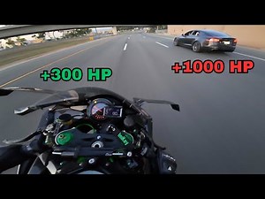 Ninja H2R Meets Tesla Plaid