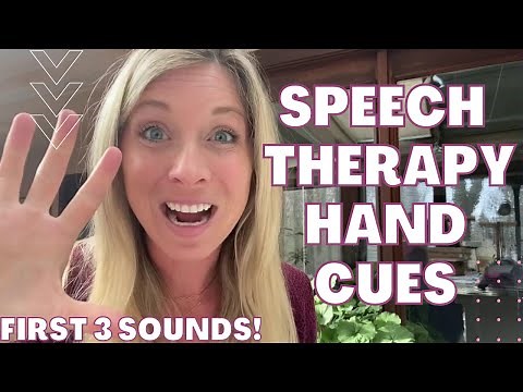 HOW TO TEACH SPEECH AT HOME: Speedy Speech Therapy Hand Cues /M, P, B/ (Childhood Apraxia of Speech)