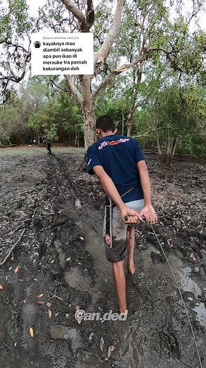 Membalas @rxnt_ria Ini Merauke..ikan terlalu banyak🖤 #anded #ikanmujair #baramundi #berburuikan #merauke #papuaselatan #fypシ゚viral #bigonthesmallscreen