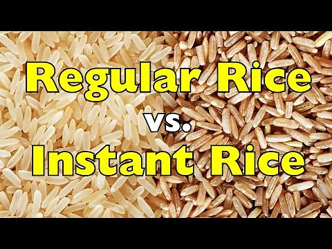 Regular Rice vs. Instant Rice: Is There Really a Difference?
