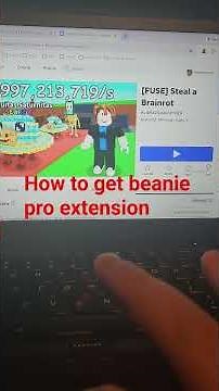 beanie pro tutorial #roblox #stealabrainrot #robloxfriends #rblx #toturial #help #funny #yosho