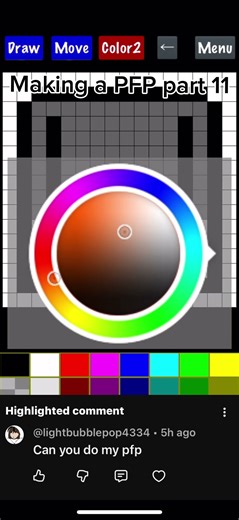 Making a PFP part 11 #pixelart #penguin #pfpmaker #fyp #art