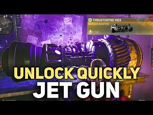 JET GUN PARTS Easy Method (How To Unlock Jet Gun Early) COD BO6 Zombies Liberty Falls Easter Egg