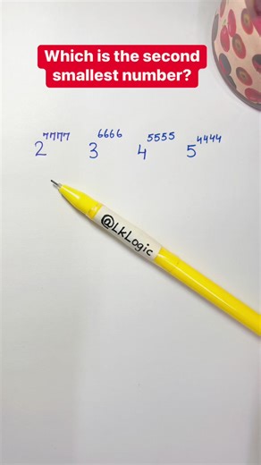 4.4K views · 36 reactions | Which is the second smallest number? | LK Logic | Facebook